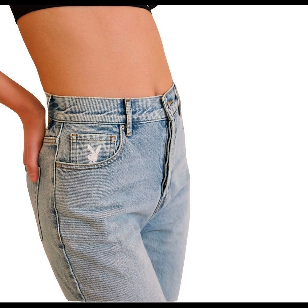 Playboy x PacSun High Waisted Straight Leg Jeans - Picture 6 of 8